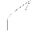Genuine Mitsubishi Surround Weather-strip MN169651. Fixed Price $125.92.