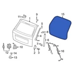 For Dodge Durango 2011-2026 55399175AF Rear Hatch Seal. Fixed Price $235.61.