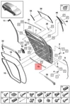 Genuine Porsche Panamera 97A 97B Door Seal Right Lower 971839864A. Fixed Price $45.52.