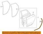 Gm Oem 10-16 Srx Door Components-rear W'strip 22740136. Fixed Price $96.42.