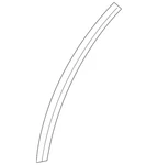 Genuine Nissan Door Seal 82838-ZL00A. Fixed Price $16.50.