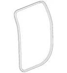Genuine Gm Rear Driver Side Door Weatherstrip 84523966. Fixed Price $69.92.