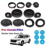 For Honda Pilot Door Rubber Seal Strips Weather Draft Wind Noise Reduction G. Fixed Price $59.88.