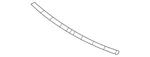 Genuine Mitsubishi Front Weather-strip 65820W000P. Fixed Price $45.37.