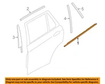 Bmw Oem 14-18 X5 Rear Door Exterior Trim-belt Molding 51227289644. Fixed Price $123.05.