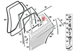 Bmw X5 F15 F85 25DX Channel Seal Inner Door Rear 51227363039. Fixed Price $75.39.