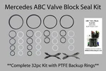Mercedes Abc Valve Block Ptfe Rebuild Reseal Kit ***complete 32PCS***. Fixed Price $64.99.