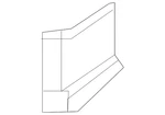 Genuine Audi Door Applique Seal 80A-867-382. Fixed Price $13.31.
