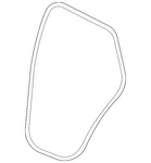 Genuine Volkswagen 2021-2022 ID.4 Weather-strip On Body 11A-867-913-C-9B9. Fixed Price $76.53.