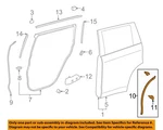 Toyota Oem 14-19 Highlander Rear Door Components-weatherstrip 678880E050. Fixed Price $63.24.