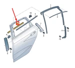 New Audi A3 Rear Left Inner Door Window Aperture Seal 8Y0839479 No Duties. Fixed Price $46.33.