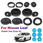 For Nissan Leaf Q Door Rubber Seal Strips Weather Draft Wind Noise Reduction Kit. Fixed Price $64.00.
