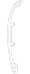 Genuine Mercedes-benz Door Shell Seal 167-722-45-00. Fixed Price $37.80.