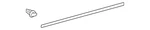 Genuine Toyota Lower Weather-strip 67863-0E051. Fixed Price $35.00.