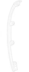 Genuine Mercedes-benz Cover Strip 167-722-46-00. Fixed Price $42.08.