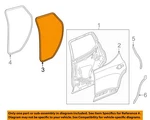 Gm Oem 17-23 Acadia Rear Components-door W'strip 84228137. Fixed Price $32.80.