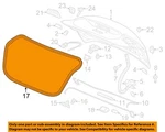 Gm Oem 16-18 Cruze Trunk Lid Components-body W'strip 84235459. Fixed Price $343.61.