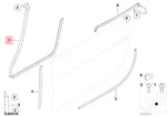 Genuine Bmw Z8 E52 Alpina V8 Roadster Gasket Door Left 51718232333. Fixed Price $621.39.
