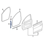 For Dodge Dart 2013-2016 68082788AC Right Fender Seal. Fixed Price $16.44.