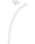 Genuine Toyota Door Seal 67888-0R010. Fixed Price $27.52.