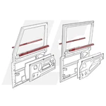 Door Waste Kit - Land Rover Defender 110 Includes Inner Outer Seals. Fixed Price $174.63.