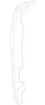 Genuine Mercedes-benz Seal Driver's Door 217-720-30-00. Fixed Price $42.00.