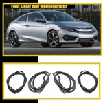 Front & Rear Door Rubber Seal Weatherstrip Kit For Honda Civic Fc Sedan 2016-21. Fixed Price $81.69.