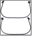 Jegs Door Frame Weatherstrip Seals For 1967 Chevrolet Camaro & Pontiac Firebird. Fixed Price $82.99.
