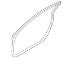 Genuine Porsche Weather-strip On Body 992-831-703-P. Fixed Price $552.33.