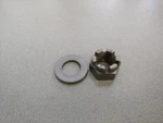 Nice Used Original Porsche 911 912 930 914-6 Rear Axle Hub Castle Nut Nla. Fixed Price $18.00.