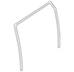 Genuine Nissan Run Weather-strip 82330-5HK0A. Fixed Price $175.81.