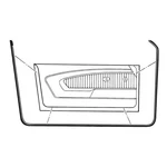 Door Seal Front 1969-1970 Ford Mustang 3022-425-69P. Fixed Price $69.19.