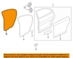 Gm Oem 11-15 Volt Rear Door Components-w'strip Body 20993868. Fixed Price $50.36.