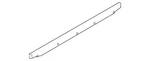 Genuine Audi Belt Molding 4E4-853-763-E-2ZZ. Fixed Price $126.62.