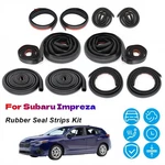 Door Rubber Seal Strips Weather Draft Noise Reduction Kit For Subaru Impreza. Fixed Price $59.98.