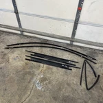 Oem 2012 - 2018 Audi A7 S7 Black Package Door Window Trim Set. Fixed Price $485.00.
