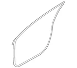 Genuine Hyundai Door Seal 82130-1R000. Fixed Price $90.94.