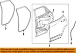 Gm Oem 19-23 Blazer Rear Components-door W'strip 42440845. Fixed Price $67.79.
