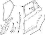 Genuine Bmw Front Weather-strip 51-35-7-349-663. Fixed Price $31.63.