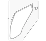 Genuine Nissan Door Weather-strip 82831-1KA0A. Fixed Price $133.66.