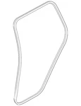 Genuine Bmw Surround Weather-strip 51-72-9-854-727. Fixed Price $230.47.