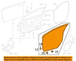 Toyota Oem 20-25 Corolla Front Components-door W'strip 6786202330. Fixed Price $128.58.