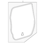 Genuine Toyota Surround Weather-strip 67871-0C070. Fixed Price $114.04.