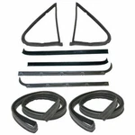 Sweep Belt & Glass Run Window Channel Door Seal Kit 80-86 Ford Bronco Pickup. Fixed Price $151.95.