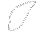 Genuine Mitsubishi Weather-strip On Body 5755A266. Fixed Price $168.70.