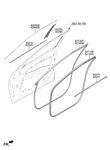 Genuine New Lh Fr Dr Body Side W/strip Suits Kia EV6 Gt-line 2022-ONWARDS. Fixed Price $78.26.
