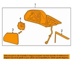 Gm Oem 08-14 Cts Front Door Outside Mirrors-mirror Assy 25828076. Fixed Price $285.05.