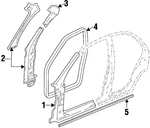 Genuine Gm Lower Weather-strip 24420633. Fixed Price $16.59.