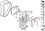 New Bmw X4 F98 Rear Right Door Window Guide Trim 51357416500 Original No Duty. Fixed Price $179.89.