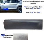2018-26 Volkswagen Atlas Cross Sport Left Rear Lower Door Molding 3CN854949F9B9. Fixed Price $60.00.